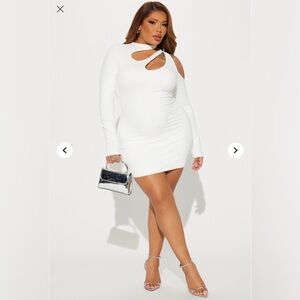 Sculpt Jojo Micro Mini Dress- White